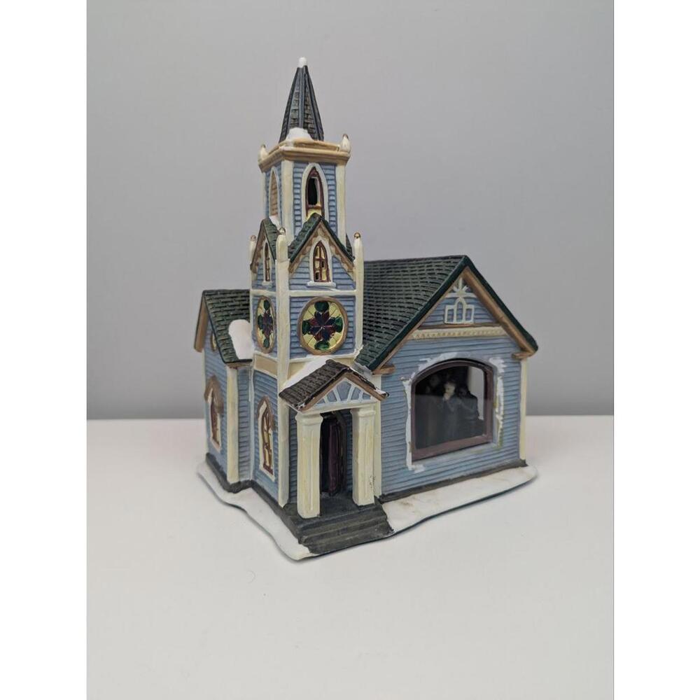 The Saturday Evening Post Norman Rockwell Collection Church Model with Interior